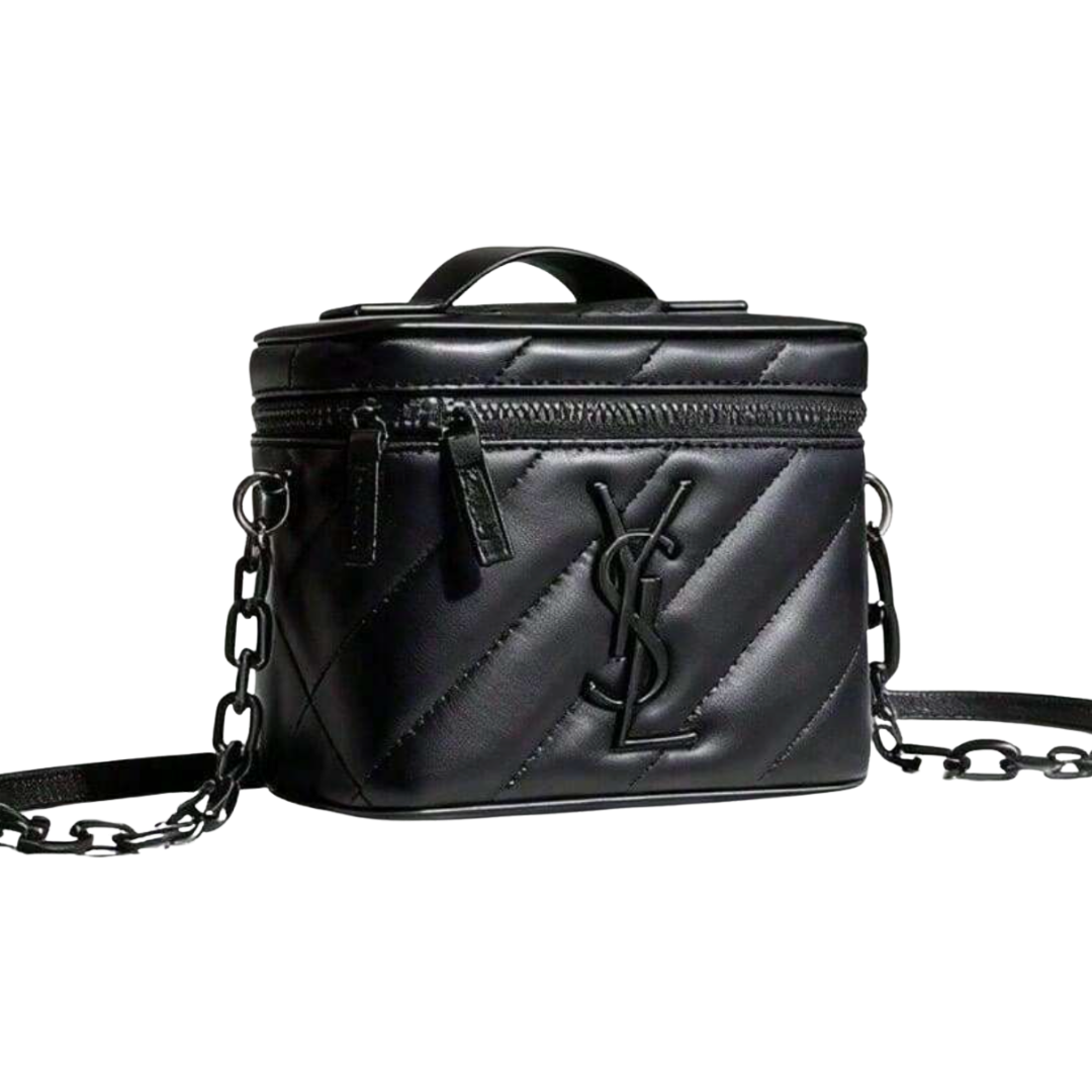 YSL Quilted Bag Black